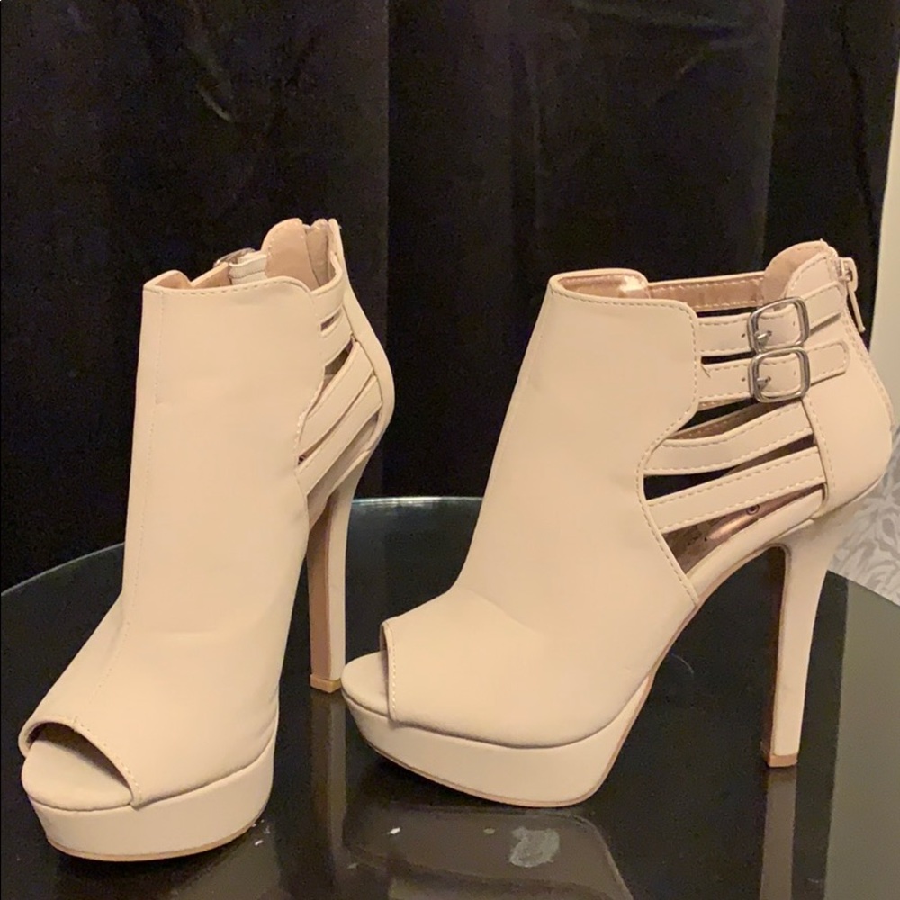 Beige High Heels